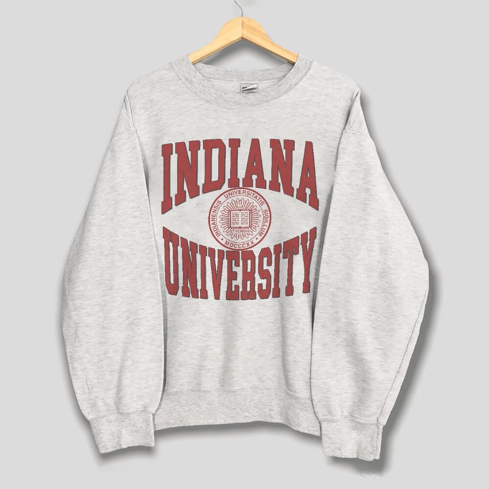 Vintage Indiana University Unisex Sweatshirt, Indiana Hoosiers Men Women Shirt